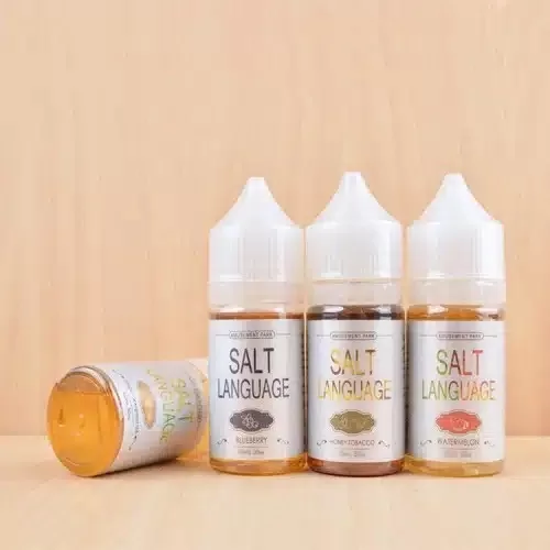 電子煙煙油推薦|雲霧市集 30ml 尼古丁鹽濃度與口味指南 4 SALT LANGUAGE 鹽語煙油