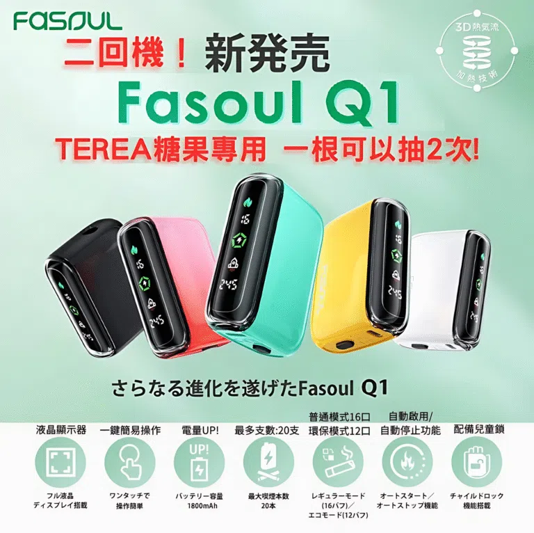 二回機Fasoul Q1加熱煙機