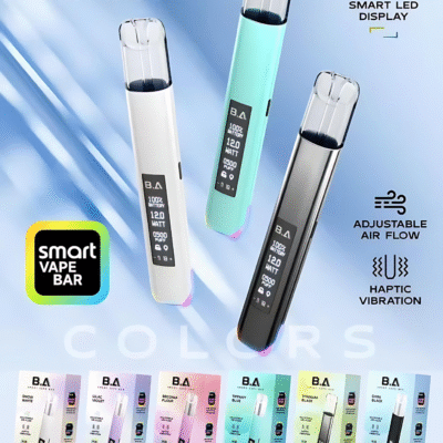 B.A主機 Smart Vape Bar 一代煙桿｜BA智慧LED發光主機 六色可選 台灣現貨